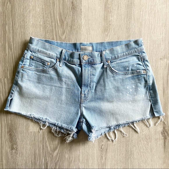 Mother Revolve The Teaser Slit Shorts Size 28 - Picture 2 of 12
